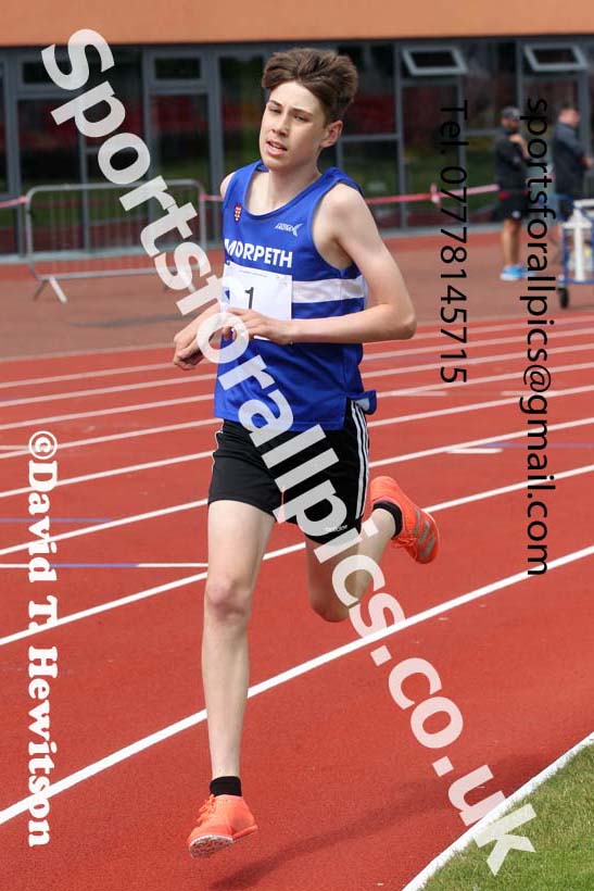 800 metres, 2021 Northumberland, Durham and Cleveland Schools. Photo: David T. Hewitson/Sports for All Pics